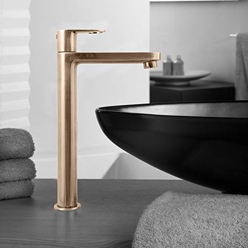 Aquieen Extended Body Pillar Cock Cuff (PVD Brushed Copper)