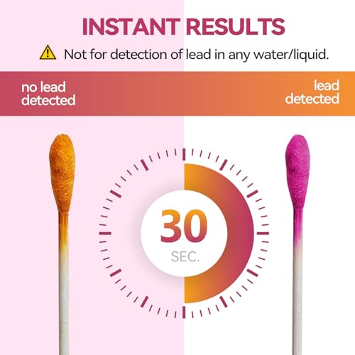Image of AssuTest 30 Quick Swabs Lead Test Kit - Reliable and convenient for home use on all surfaces