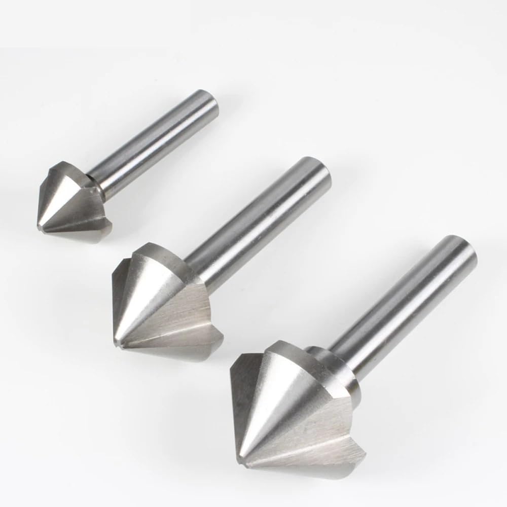 1 szt. 4,5-60 mm HSS 3 flet 90 stopni wiertło fazowe z łbem stożkowym (4,5/5/6,3/8,3/10,4/12,4/14/16,5/18/20,5/23/25/30/35/40/45/50/60 (35 (35mm)