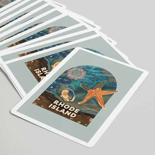 Lantern Press Rhode Island Cartas de Poker 52 Piezas miniatura 5