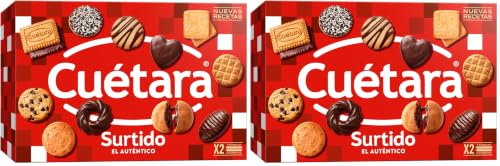Cuetara Surtido El Auténtico Surtido de Galletas - 420 gr (Paquete de 2)
