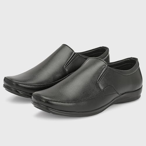 Image of Centrino Men's Formal Shoe | Cushioned Insole Comfortable Shoes | Trendy & Classic Design | Durable TPR Sole Footwear (8112)