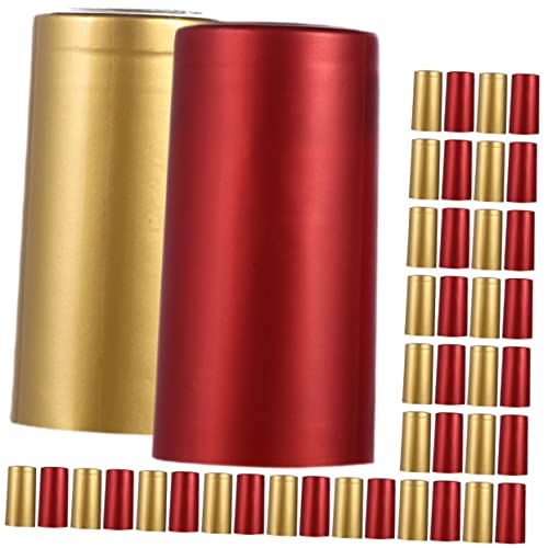 NAMOARLY 200pcs Heat Shrink Wine Bottle Wraps Wine Bottle Sealers for Long-term Storage Protection