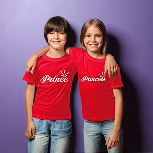 Image of Hangout Hub Sibling Tshirts Prince Princess Set 2