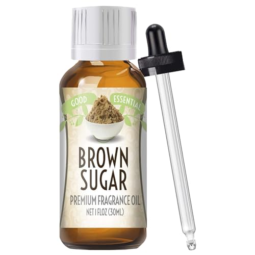 Image of Good Essential - Professional Brown Sugar Fragrance Oil 30ml for Diffuser, Candles, Soaps, Lotions, Perfume 1 fl oz