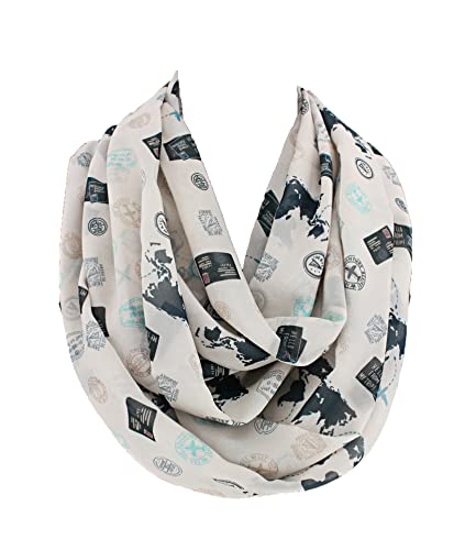 Etwoa's Travel Infinity Circle Loop Scarf