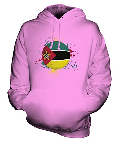 Sweat Mozambique Football Unisexe Candymix - Pull à Capuche Homme et Femme Noir