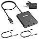 SUIDEK USB C Switch, USB C Switcher 1 in 2 Out/2 in 1 Out Unterstützung 8K@60Hz Video 100W PD Fast Charging, mit USB C Kabel und 5V 1A Power Adapter
