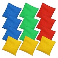 12 Stück Cornhole Säckchen, Cornhole Säcke, Quadratische Wurfsäckchen, Cornhole Bean Bags Cornhole Spiel Outdoor Cornhole Säcke Outdoor Spiele Für Karneval, Outdoor, Hof, Party(7 * 7 cm)