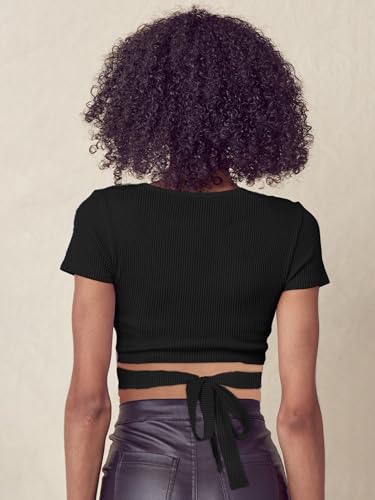 Image of Noble Monk Women Cotton Blend Casual Fit Stylish Tops | Casual Crop Top's | Tshirt