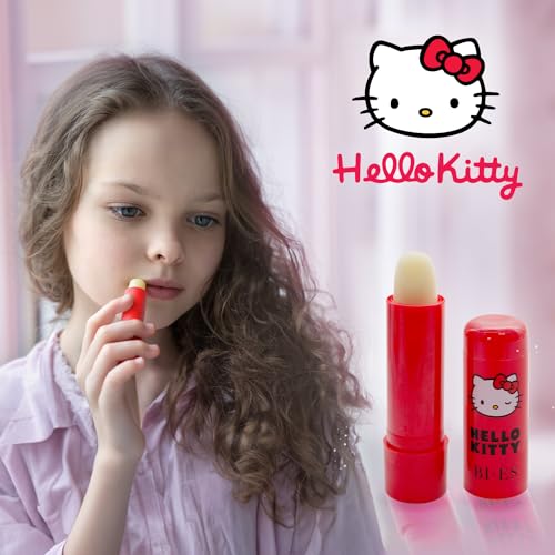 Hello Kitty Strawberry Flavour Lip Balm, Natural and Vegan Lip Balm for Kids - Image 5