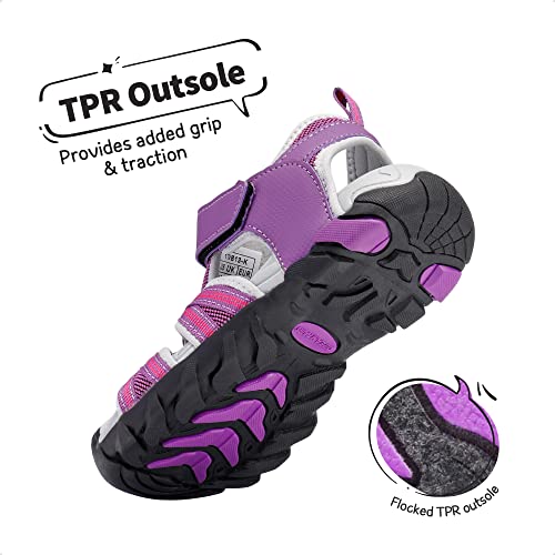 DREAM PAIRS Boys Girls Outdoor Summer Sport Athletic Sandals for Little/Big Kid4