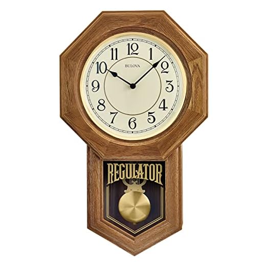 Bulova Thomaston Golden Mantel Clock, Model C3545 | Elegant Design | Gold-Tone Finish | Quartz Movement | Decorative Dial | Battery Operated