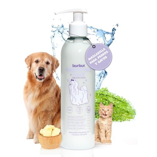 BURBUR – Mascarilla para Perros | Hidratación y Brillo | 250 ML