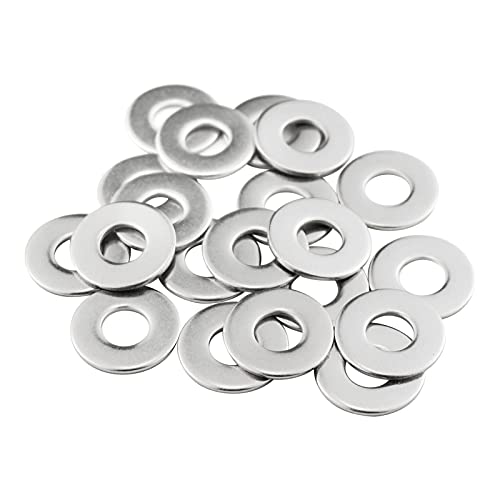 Unterlegscheiben M8 Große MeHurr 20 Stück Beilagscheiben Edelstahl A2 V2A 304 Karosseriescheiben Unterlegscheibe M8 x 20mm Metallscheiben für Schrauben & Muttern & Gewindestange