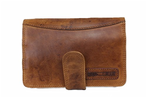 Hill Burry Bandolera/Organizador/Viaje Cartera naturgegerbtem piel de calidad 3172