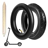 10x2.125 Tire & Inner Tube-Heavy Duty Tyre Tubes Compatible for Scooter 10in Wheelbarrow Smart Electric Balance Scooter Bike/Bicycle/Tricycle Stroller Replacement Wheels for 10-inch Tires (1 Set)