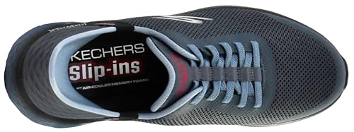 Skechers Men's Hands Free Slip ins Go Walk Flex Hands Up Sneaker, Slate, 11 M US