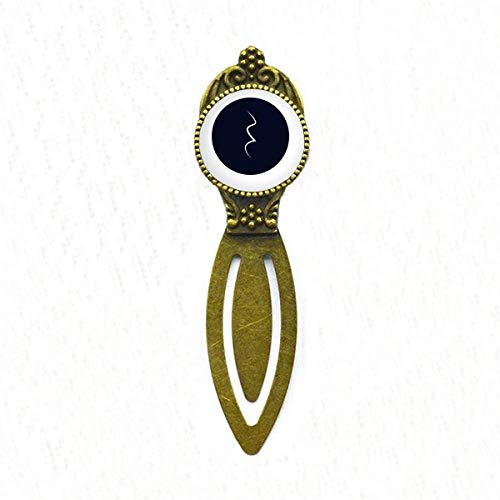 Marque-page blanc Music noir, cadeau parfait pour un musicien