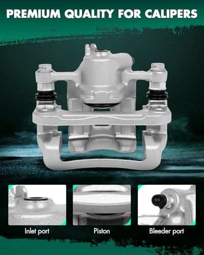 Image of SCITOO 19B6283 19B6282 Rear Brake Calipers Fit For Kia For Soul 2010-2013, Disc Brake Caliper Assemblies,2PCS