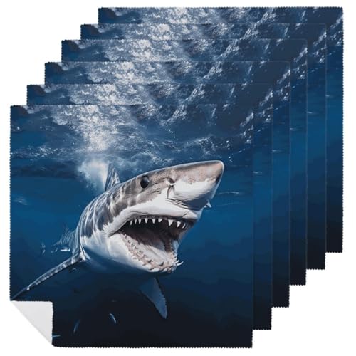 Servilletas de Tela Decorativas 6 Piezas 18.7x18.7 pulg miniatura 1