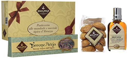 Dolci Aveja - Pacco Esperienziale - Amaretti 200g, Torrone Classico...