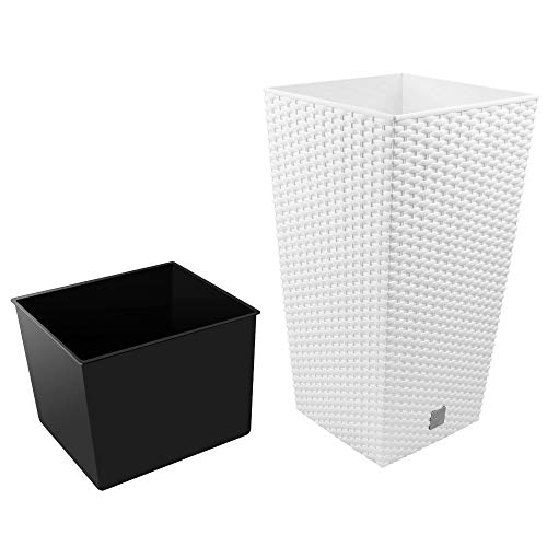 Miniatura 5 de Maceta Prosperplast, Blanca, 36x6, 5x36 Cm, Drts400-S449