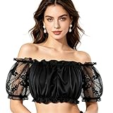 Zooma Falda Asimétrica para Mujer Vintage con Volante Gitana Estilo Gótico Irregular