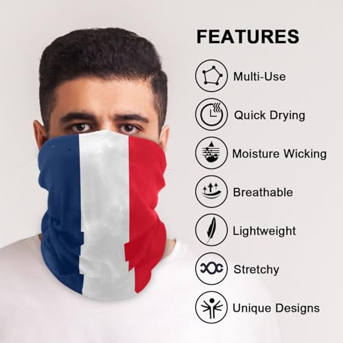Image of Men Women Bandanas Neck Gaiter Headwrap Balaclava | Seamless Face Cover Scarf Neck Warmer Breathable Headwear for Hiking Cycling