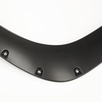 G-PLUS Pocket-Riveted Fender Flares, Compatible with Toyota Tundra 2007-2013, 4PCS Smooth Wheel Cover Protector Replacement Paintable Matte Wheel Arch Cover Trim 5054781AB/AH 55054780A