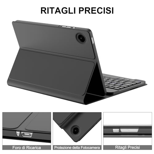 Funda con teclado bluetooth desmontable para tablet Samsung Galaxy Tab A9 Plus de 11 pulgadas 6