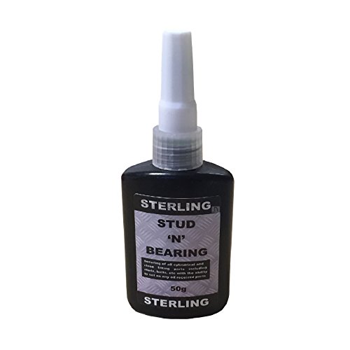 Stud & Bearing 50g Nut Bolt & Stud Thread Lock Seal, Green Grade Low Strength