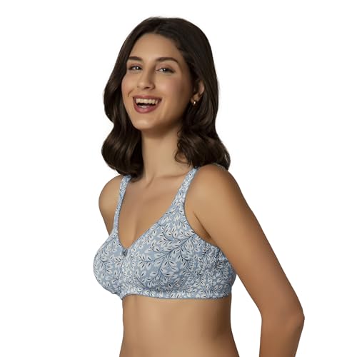 Image of Amante Purple Women Solid Non Padded Wirefree Super Support Bra