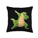 Funny Alligator Design For Kids Men Women Reptile Crocodile Throw Pillow