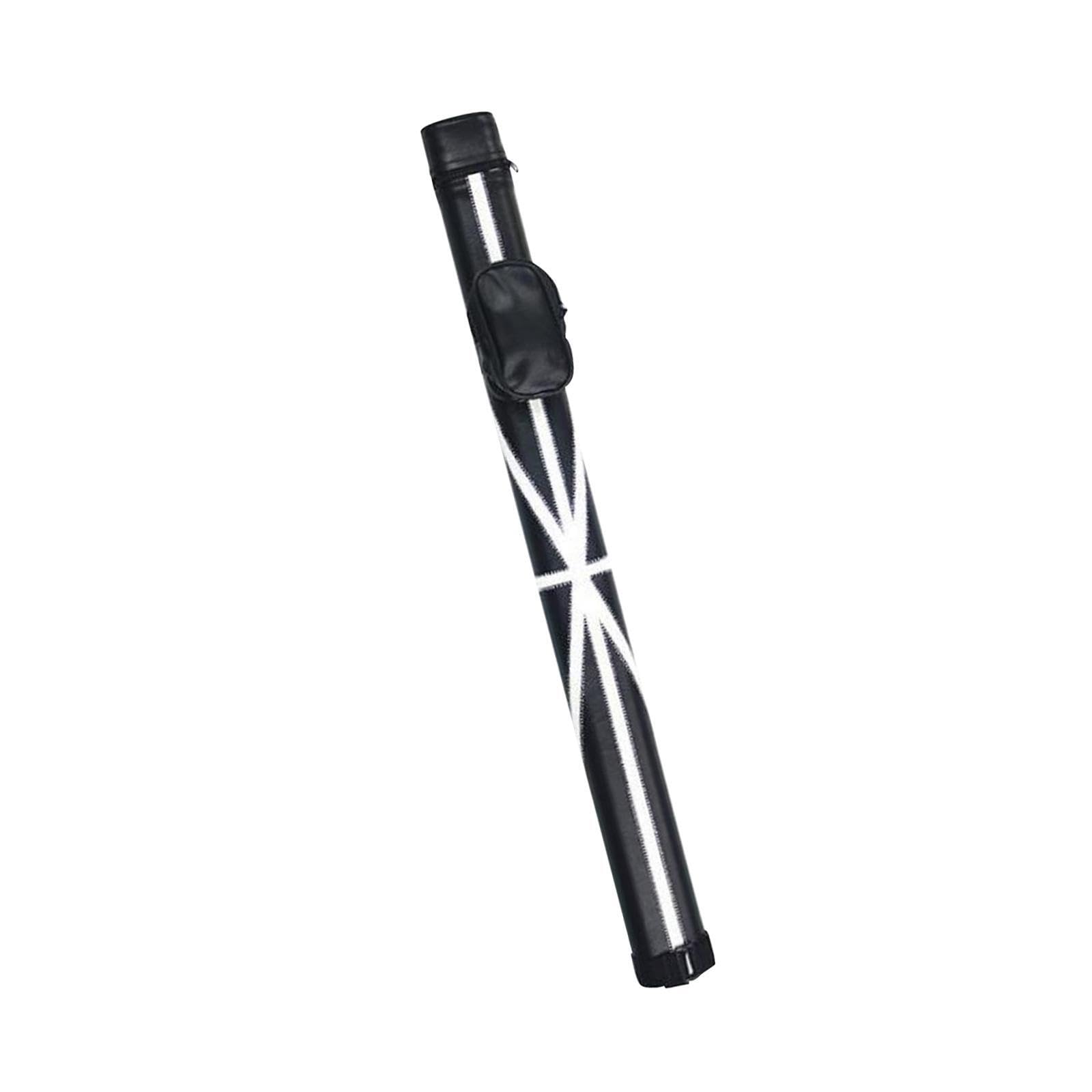 Poxzsfx Billiard Pool Cue Case Compact Portable Durable Billiards Storage Protects Cues Damage Or Billiard Cue. Portable Storage Pouch Carrying Case