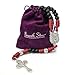 Nazareth Store Black Beads Red Paracord Rosary Rugged Beaded Necklace Strong Cord St.Michael Medal Pardon Cross
