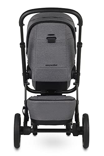 Easywalker Jimmey Set bestaande uit kinderwagen met zitting, badkuip, voetenzak en regenbescherming voor badkuip - Iris Grey - Afbeelding 8