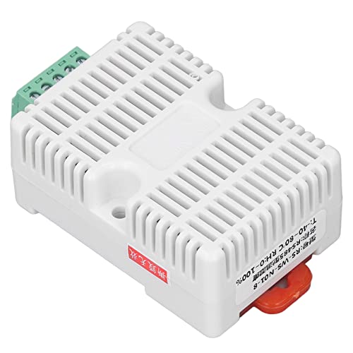 Temperature Humidity Sensor Module -40~80? 0-100% Temperature Humidity Transmitter 35mm DIN Rail Installation RS485 Communication for Power Distribution Cabinet