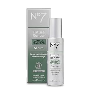 No7 Future Renew Damage Reversal Anti Aging Serum for Face – Face Serum for Women with Peptides to Support Skin Repair – Helps Reduce Fine Lines, Wrinkles, Dryness & Uneven Tone (0.84 Fl oz)