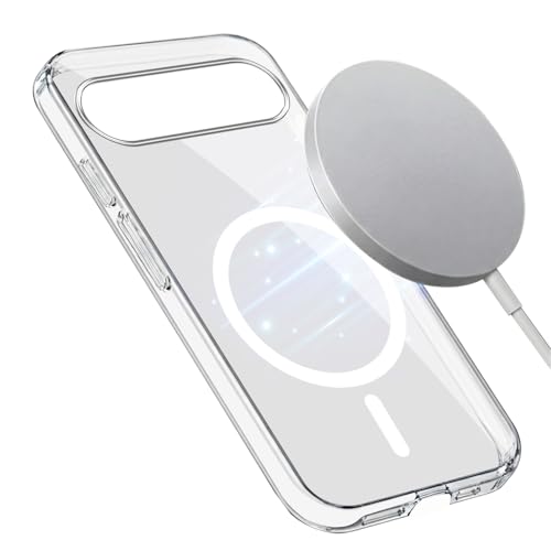 Image of Jkobi Lifetime Anti-Yellow MagSafe Compatible Clear Back Cover Case for Google Pixel 10 (Sleek Hard Crystal | Shockproof and Camera Protection)