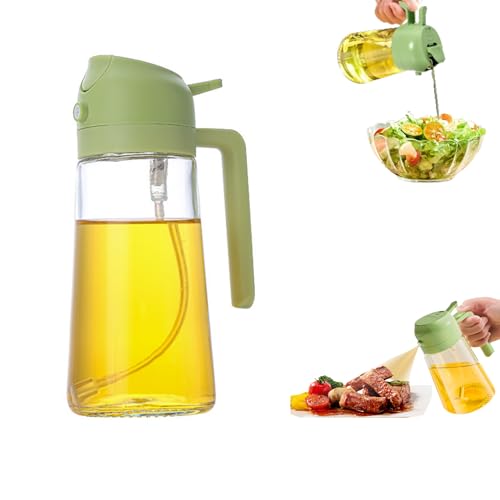 Vnvnvnv 2-in-1 Oil Dispenser and Sprayer, 470 ml