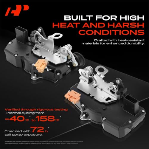 Image of A-Premium Door Latch Lock Actuator Compatible with Chevy & Pontiac Vehicles - Cobalt 2005-2010, G5 2007-2010, Coupe - Rear Driver and Passenger Side, 2-PC Set, Replace# 15219635, 15892742