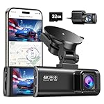 REDTIGER Dash Cam Front Rear, 4K/2.5K Full HD Dash Camera for Cars, Included 32GB Card, Built-in Wi-Fi GPS, 3.16â IPS Screen, Night Vision, 170Â°Wide Angle, WDR, 24H Parking Mode(F7NP)