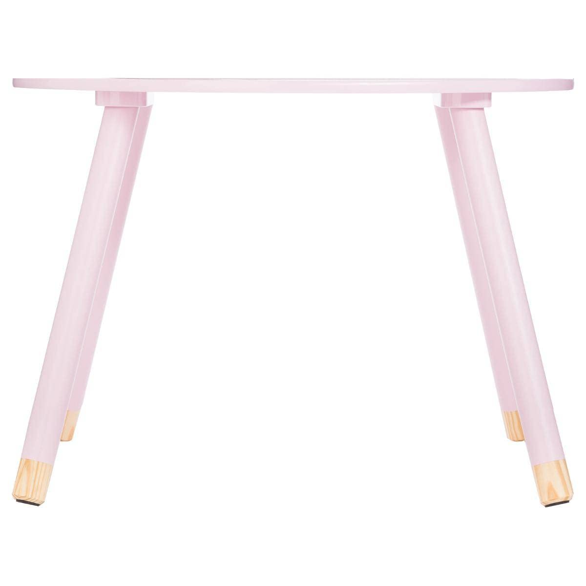 ATMOSPHERA CREATEUR D'INTERIEUR Kindertisch Douceur Rose aus Holz, Durchmesser 60 cm