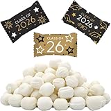 Fruidles Congrats Grad 2026 Buttermints, Mint Candies, 55-Pack After Dinner Mints, Fat-Free, Kosher Certified, Individually Wrapped