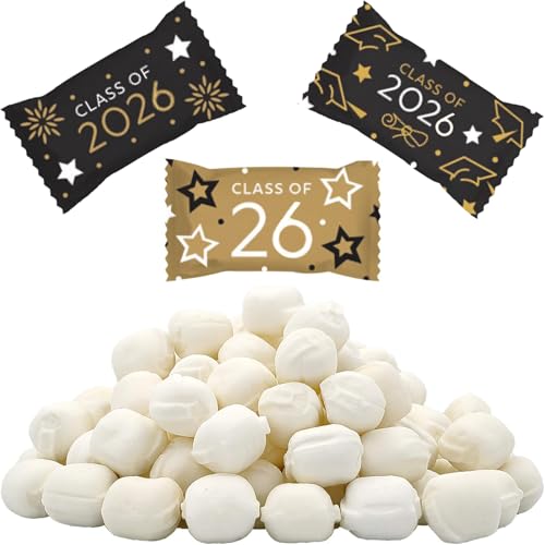 Fruidles Congrats Grad 2025 Buttermints, Mint Candies, After Dinner Mints, Fat-Free, Kosher Certified, Individually Wrapped (55 Pieces)