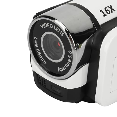 Caméscope à zoom 16X et écran orientable de 2,4 pouces avec lumière LED - 7