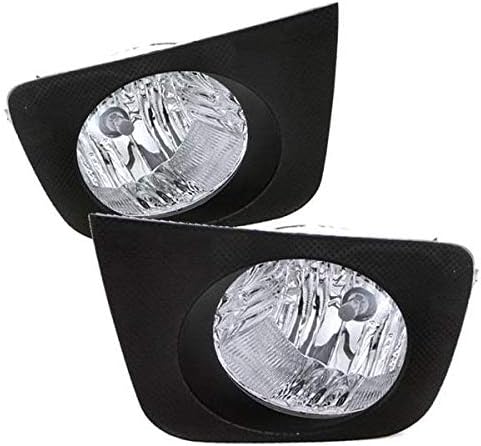 Compatible with 2006 2007 2008 2009 Toyota 4 Runner Hilux Surf Halogen Fog light Kit w/Bezels/Wiring/Switch/Bulbs