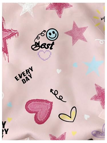 Girl's Y2K Hoodie Pullover Cute Star Graphic Long Sleeve Hooded Sweatshirts3