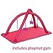 Baby Doll Playard Converts to Baby Doll Playmat, Baby Playpen with Mobile Included, Forup To 18